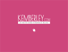 Tablet Screenshot of kemberley.com